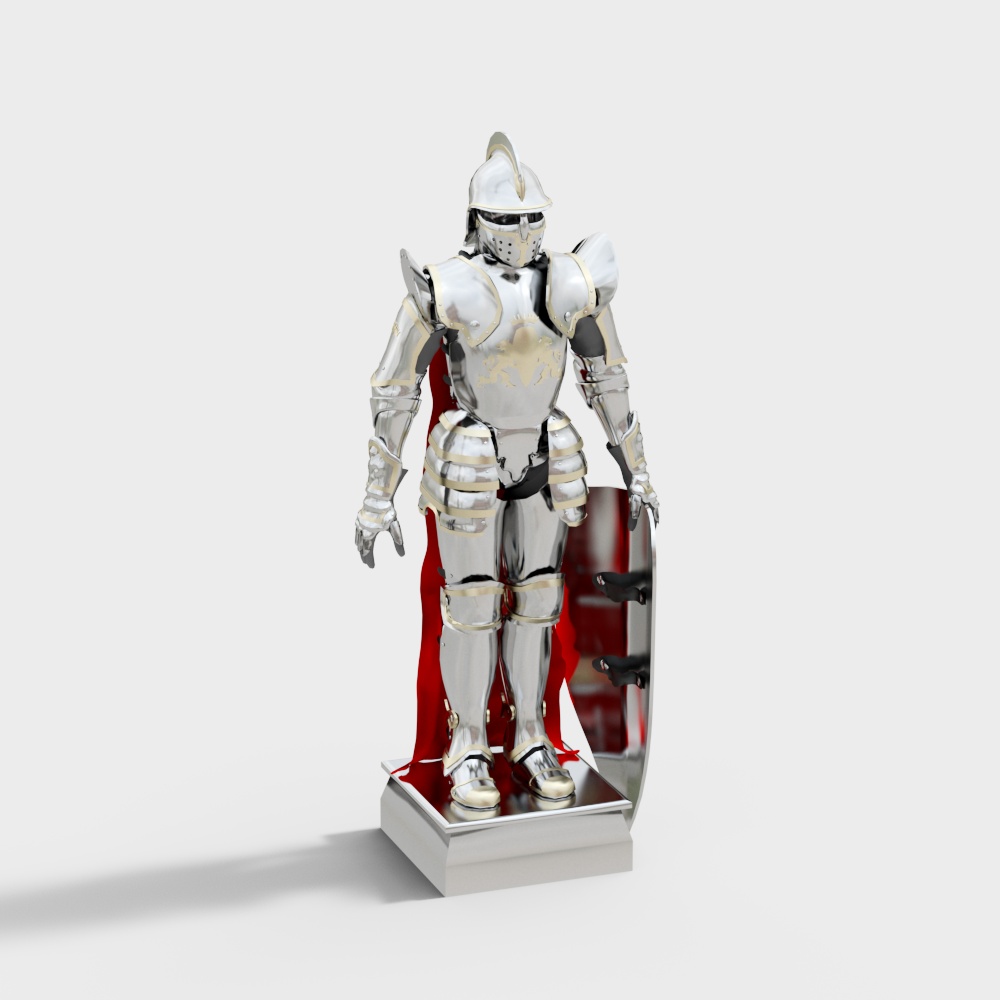 Knight in Shining Armor 3D model