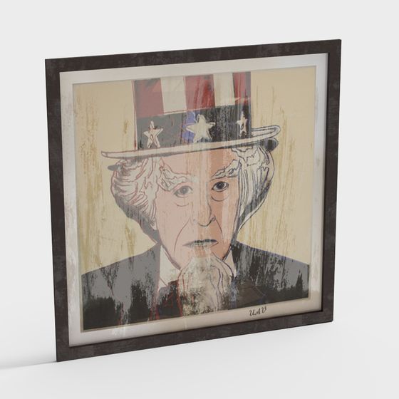 Nostalgic Portrait 3D model