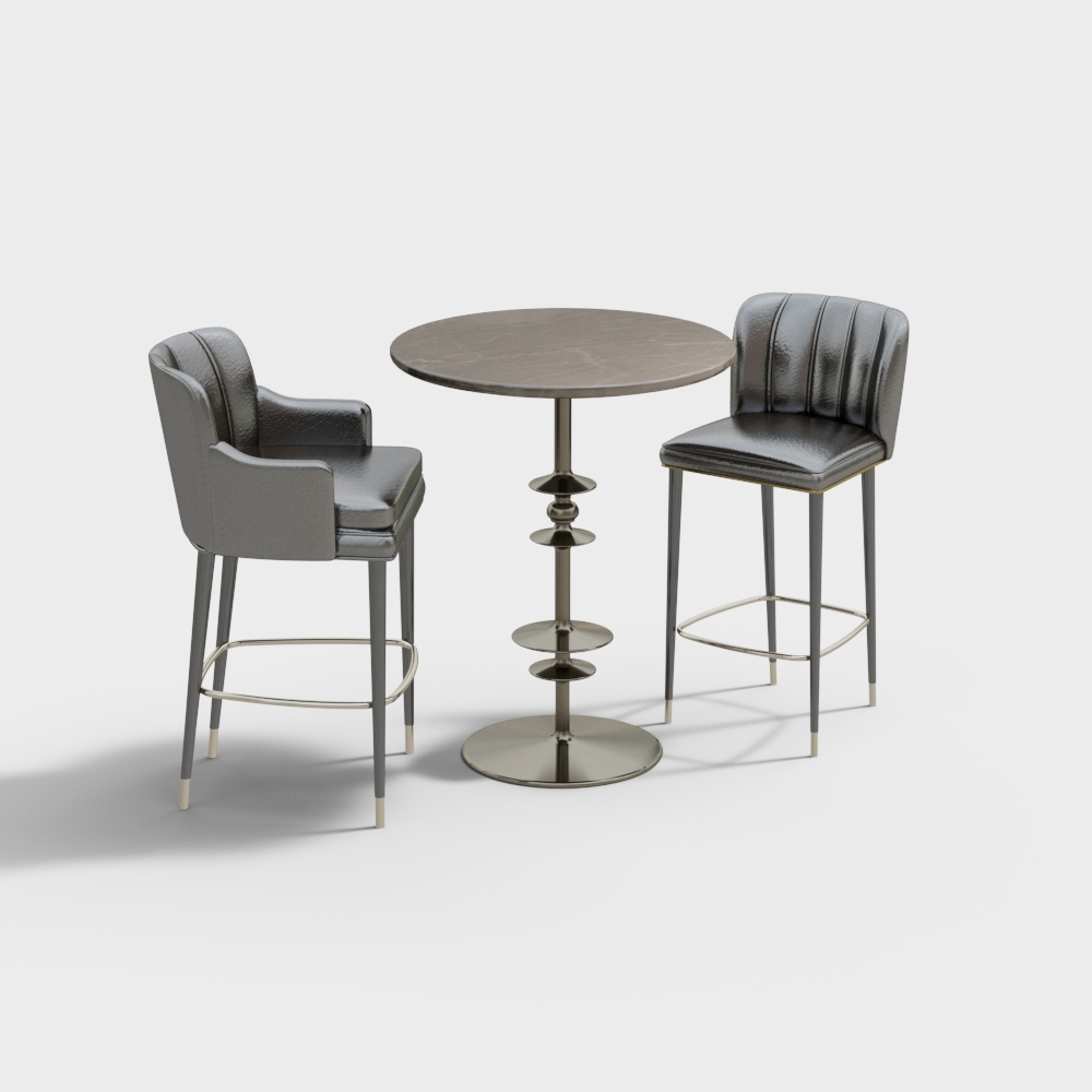 ชุดโต๊ะสูงและเก้าอี้คาเฟ่