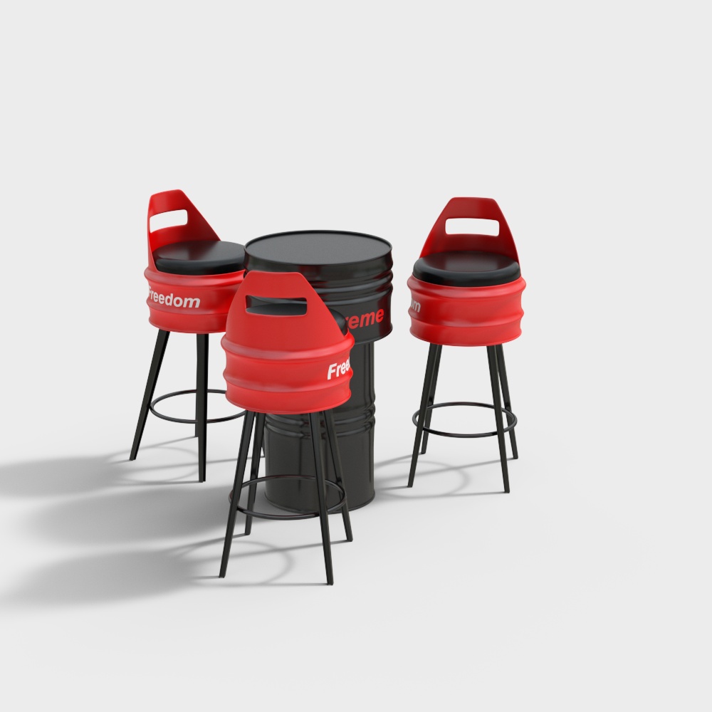 ชุดโต๊ะสูงและเก้าอี้บาร์