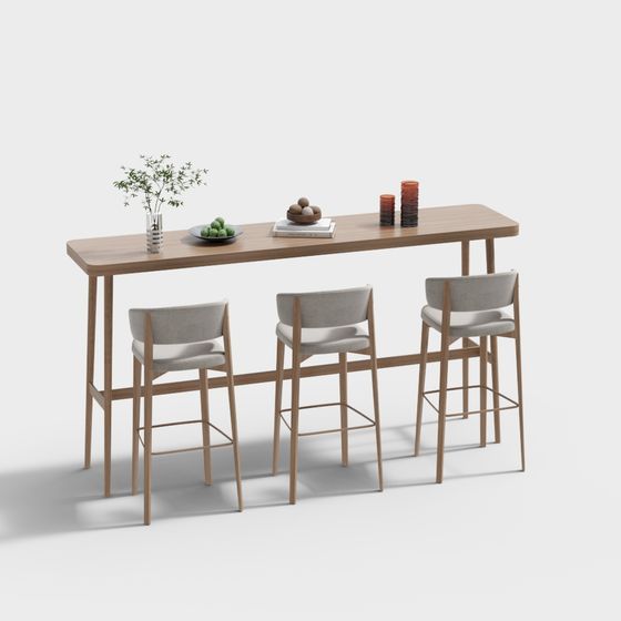 Urban Relaxation Bar Counter 3D model