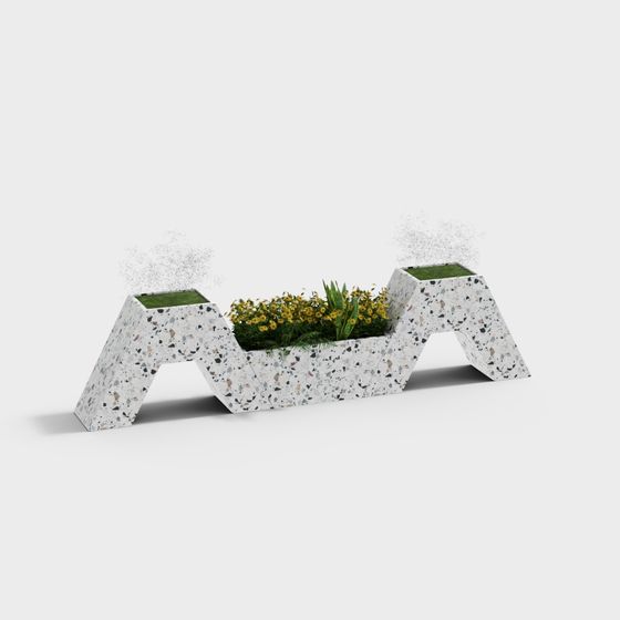 Urban Oasis Planter 3D model