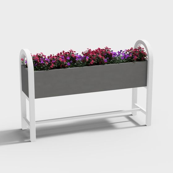 Modern Garden Planter 3D model
