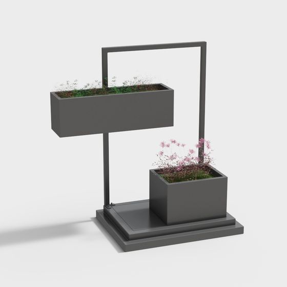 Urban Oasis Plant Stand 3D model