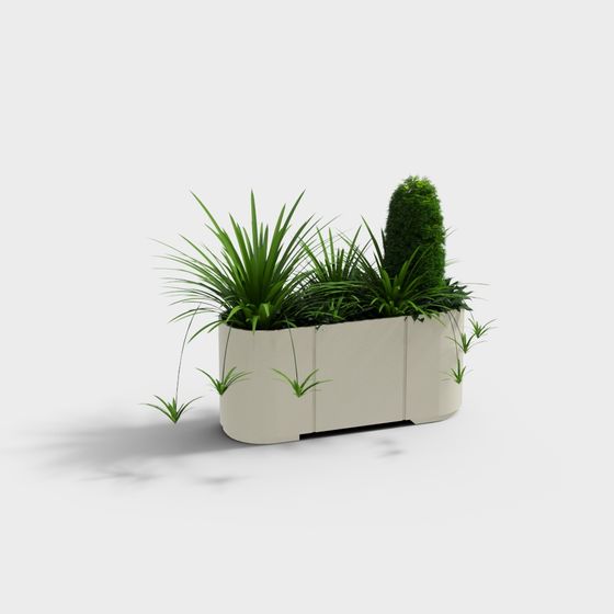 Urban Oasis Planter 3D model