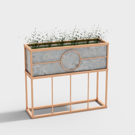Urban Oasis Planter 3D model