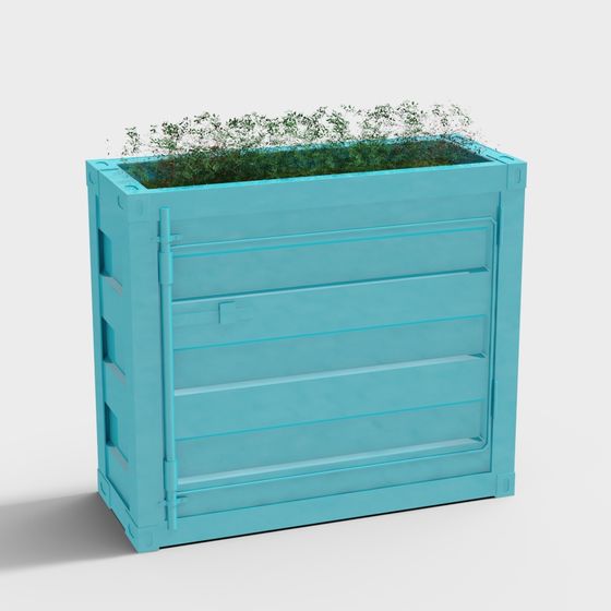 Container Garden 3D Model Design