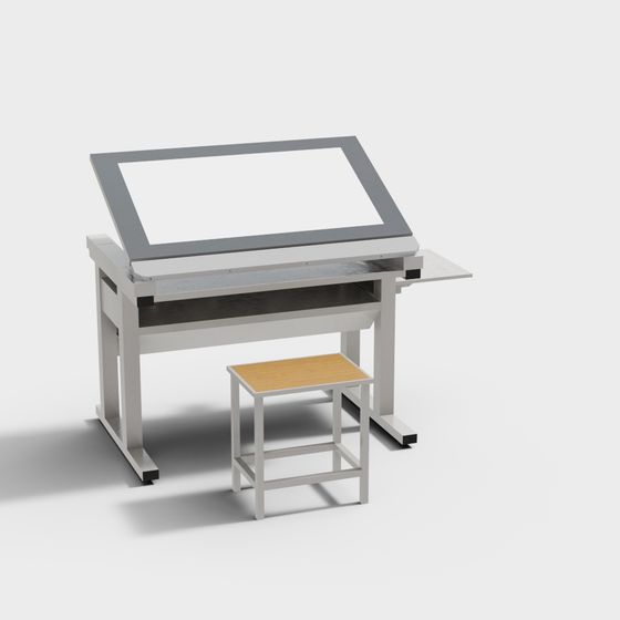 Artist's Workstation 3D model