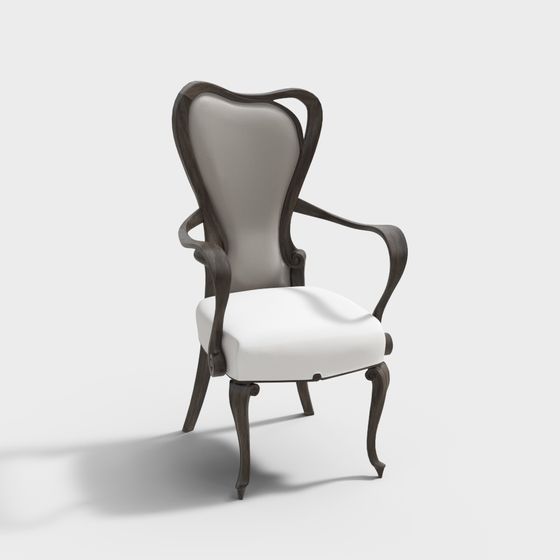 Vintage Armchair 3D model for Modern Art Spaces