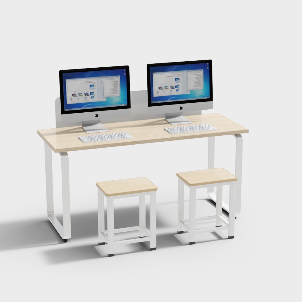Laboratory desk and chair combination