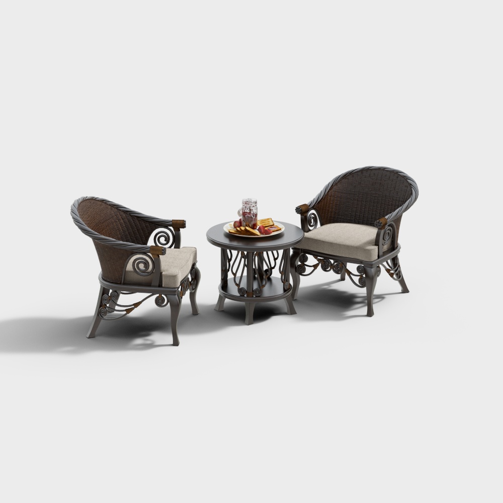 American negotiation table and chair combination