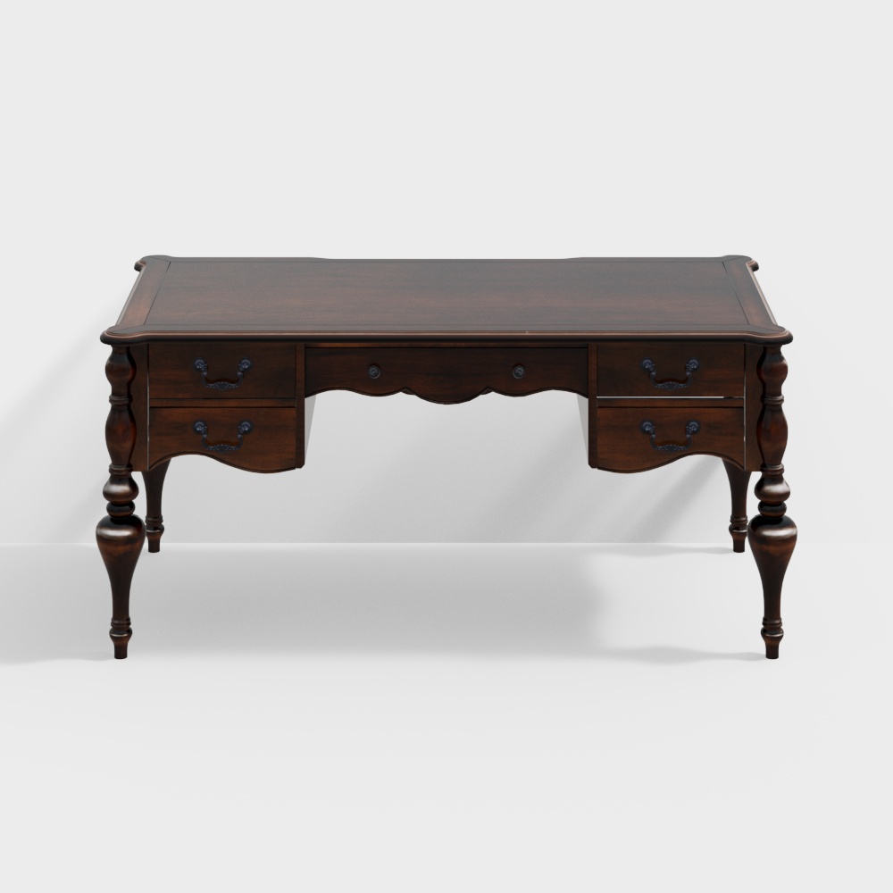 American solid wood desk