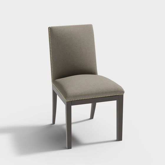 Stylish Low-Poly Chair 3D Model for Contemporary Spaces