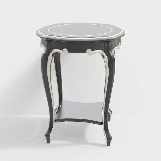 Elegant Round Table 3D model