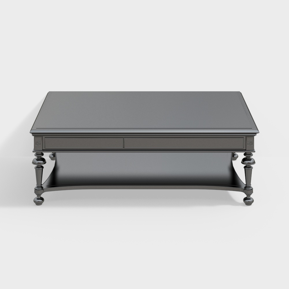 Bàn cà phê sơn kiểu Mỹ