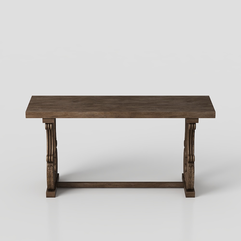 American style end view deck