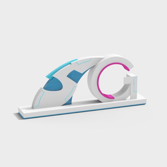 Futuristic Low-Poly 3D Model with High Detail