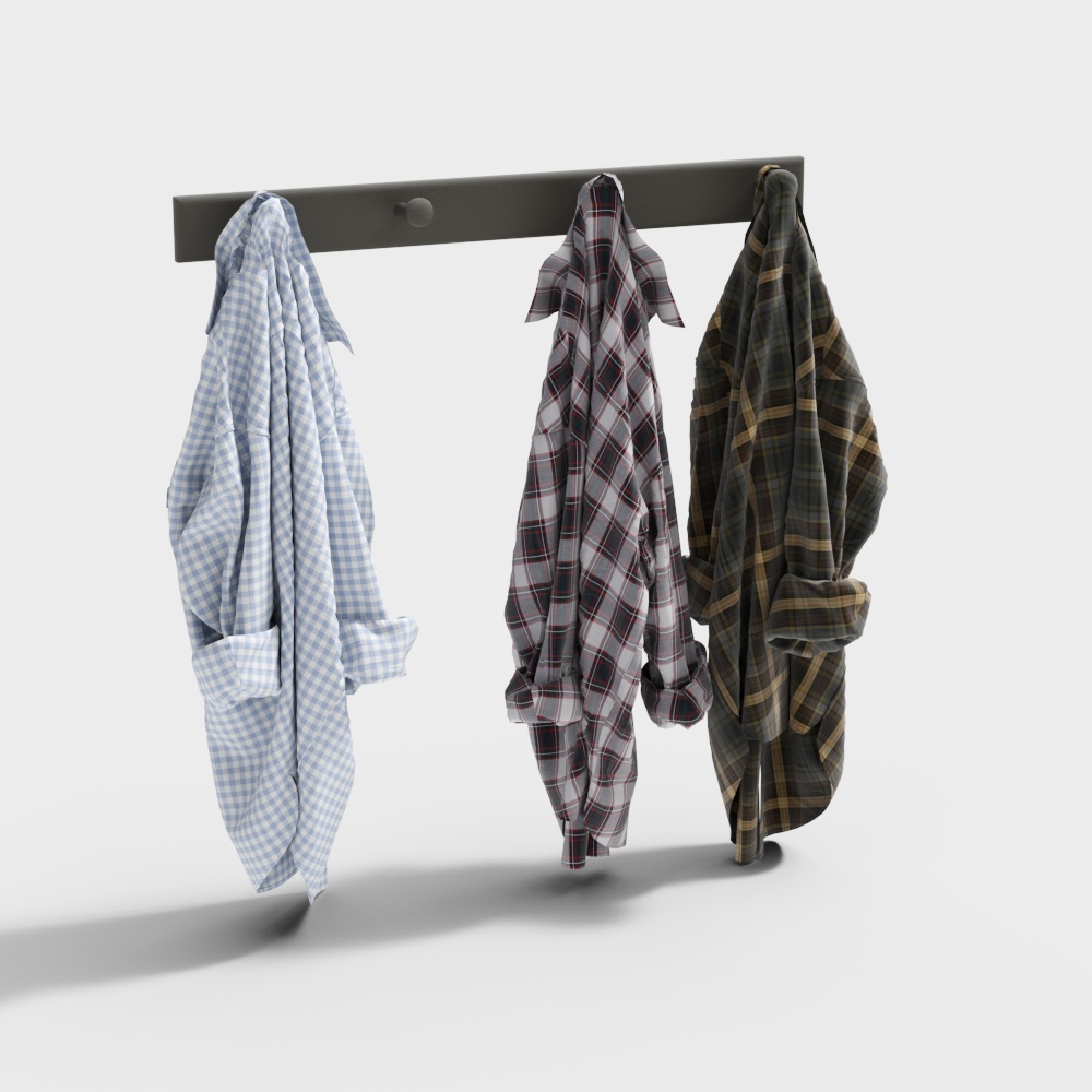 tủ quần áo hiện đại với vải, giày, mũ, khăn và găng tay