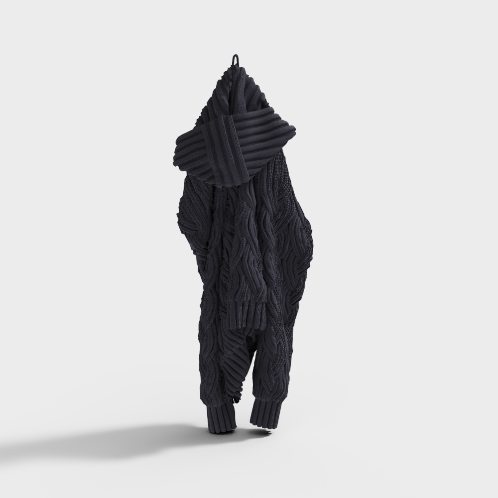 Modern cloakroom clothing fabric shoes and hats scarf gloves