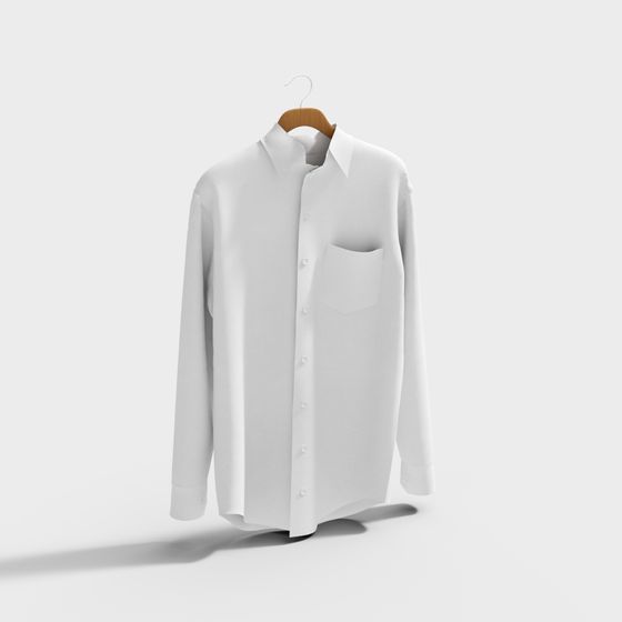 Stylish Low-Poly 3D Shirt Model