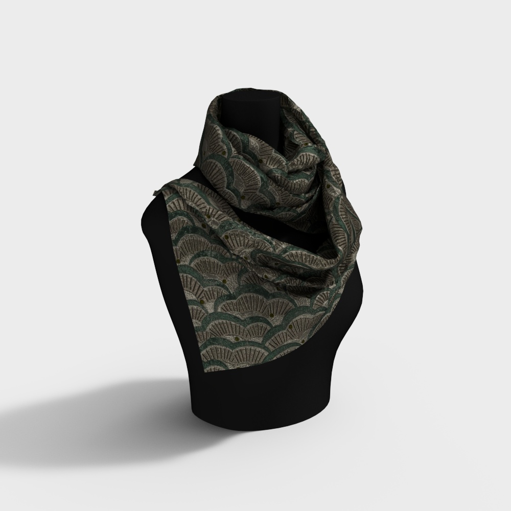 Modern clothing cloakroom fabric shoes and hats