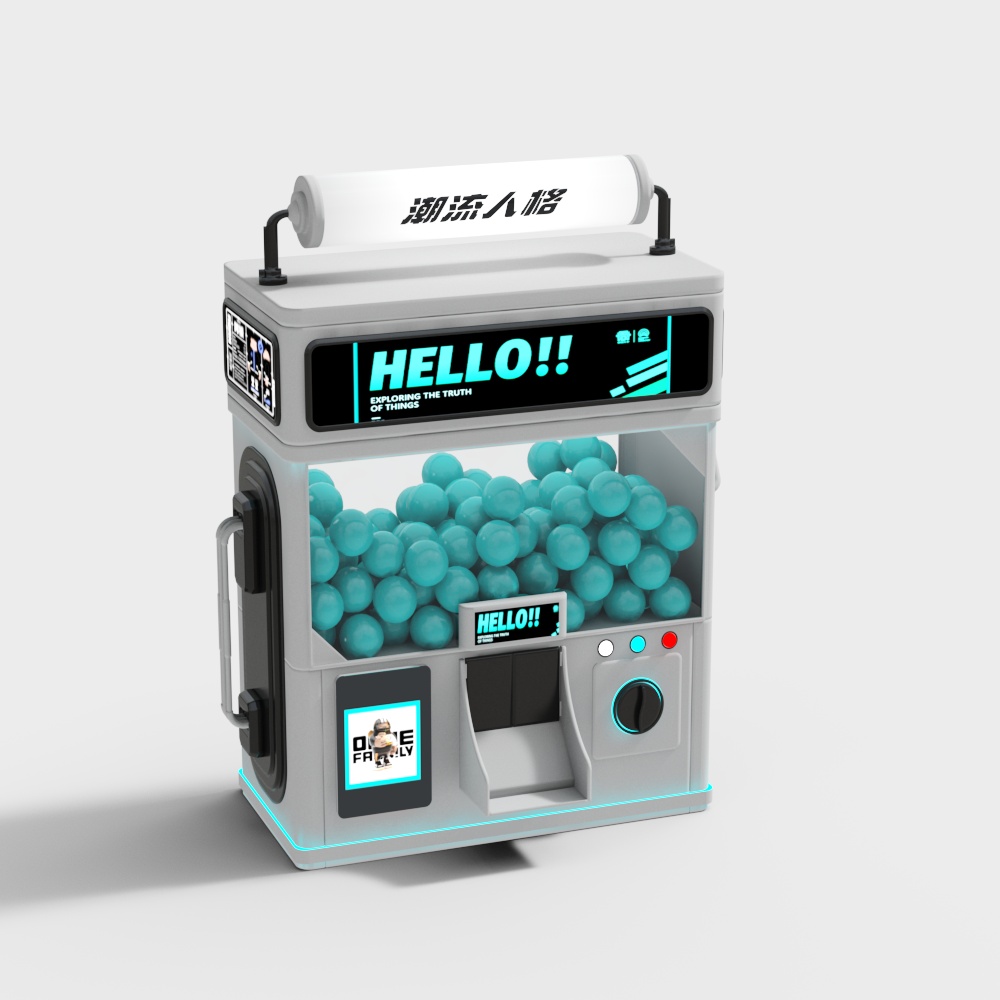 Video arcade self-service gashapon machine