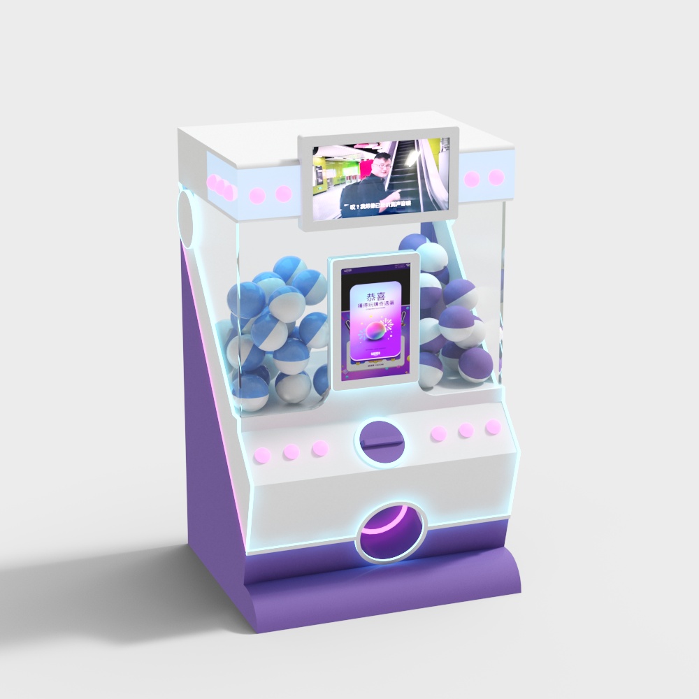 Máy gashapon tự phục vụ trò chơi video