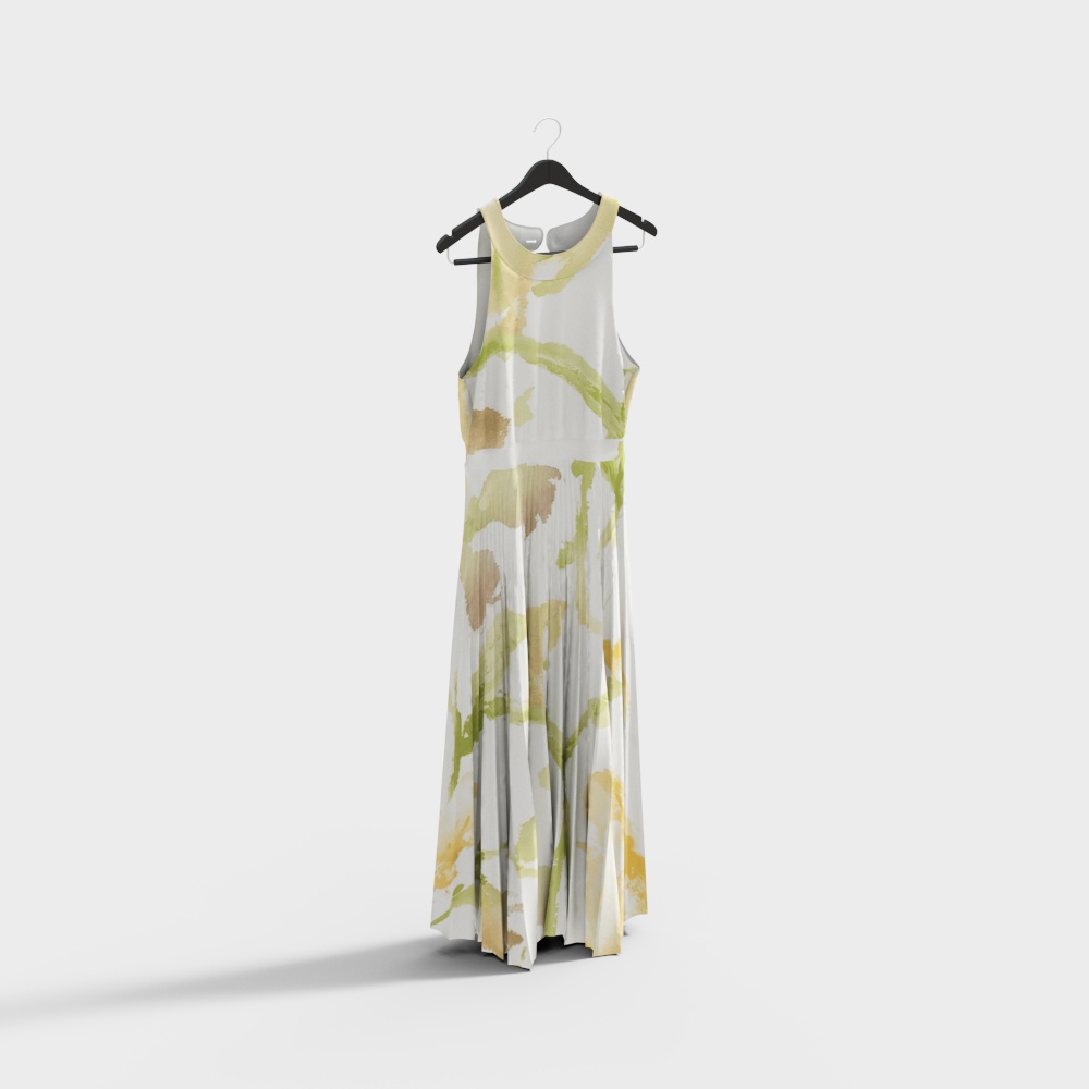 Modern clothing cloakroom fabric shoes and hats