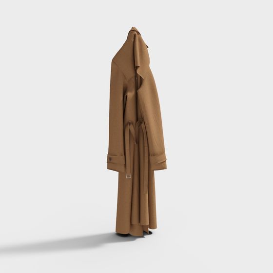 Classic Trench Coat 3D model for Modern Design