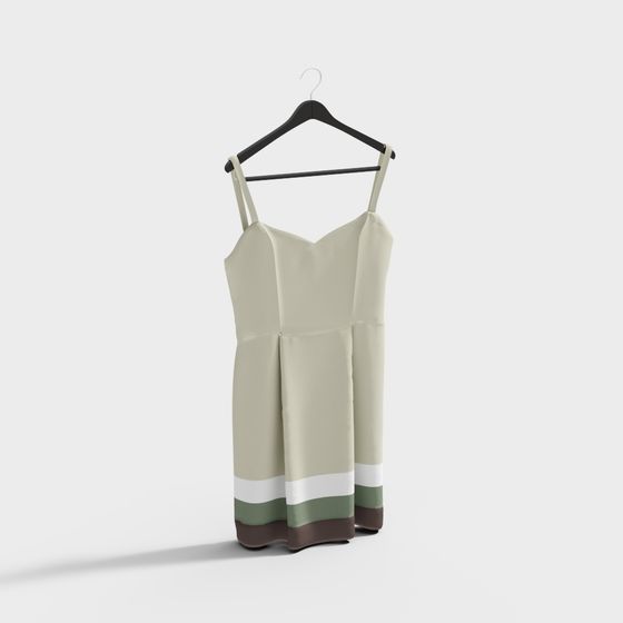 Minimalist Dress 3D model