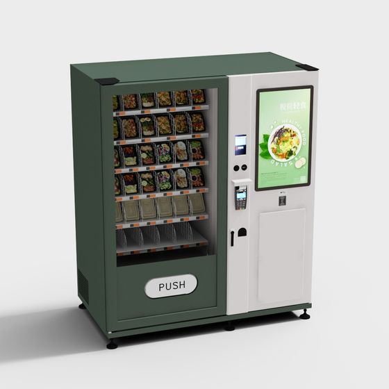 Smart Healthy Food Vending Machine 3D model