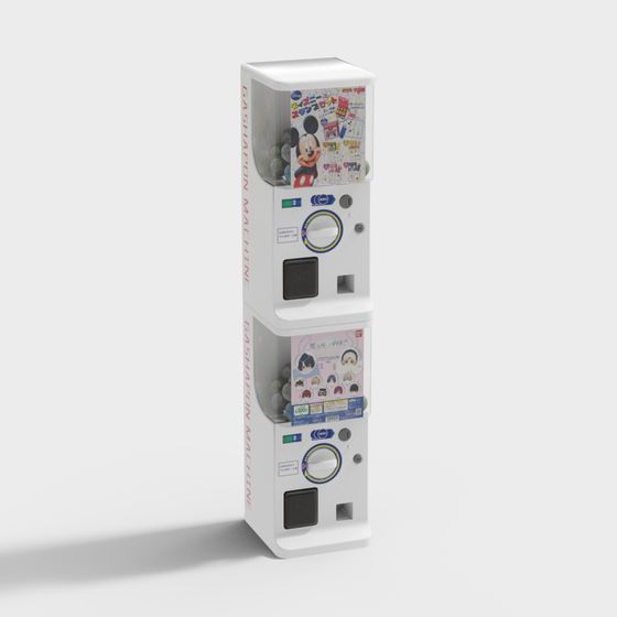 Gashapon Machine 3D Model