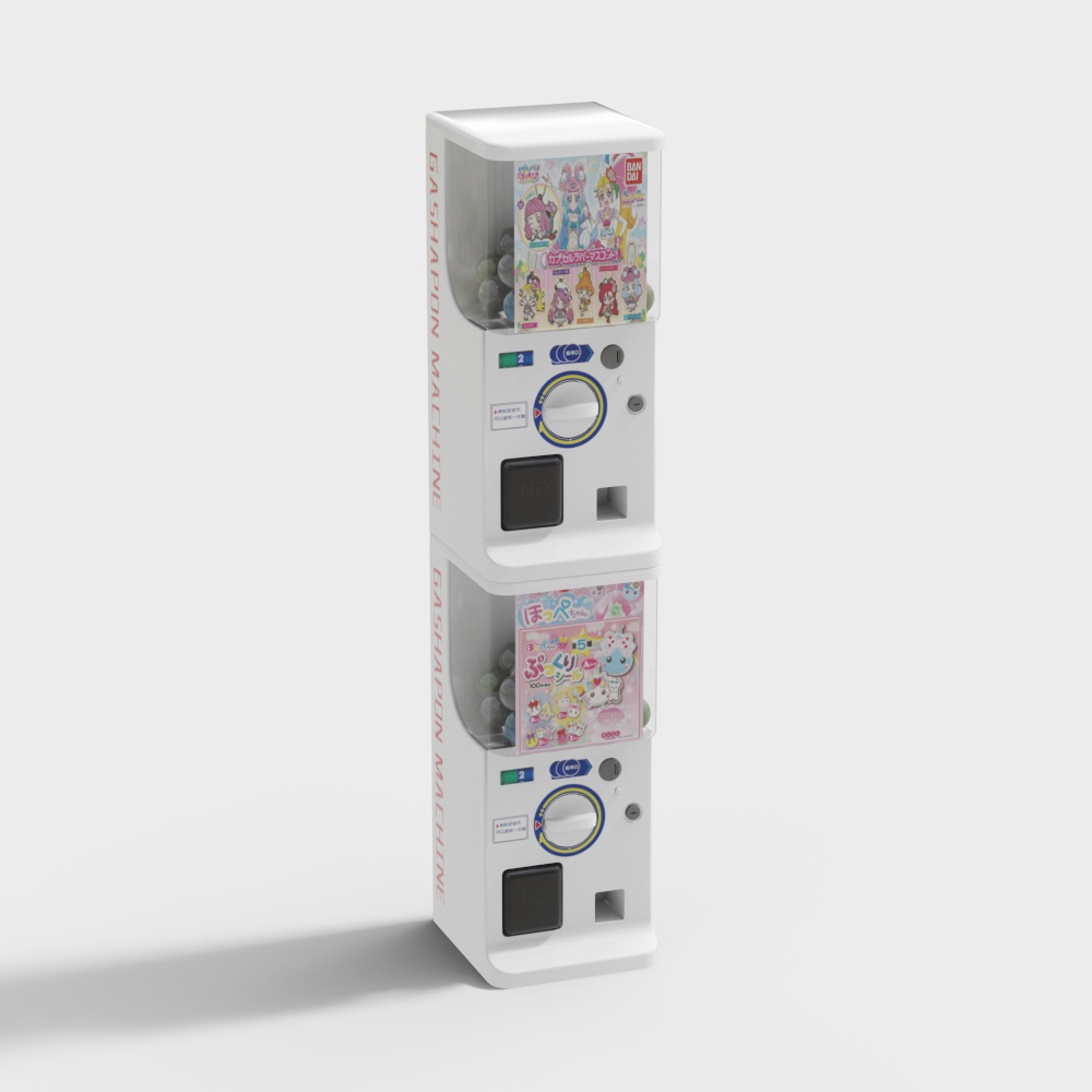 Double-layer self-service gashapon machine