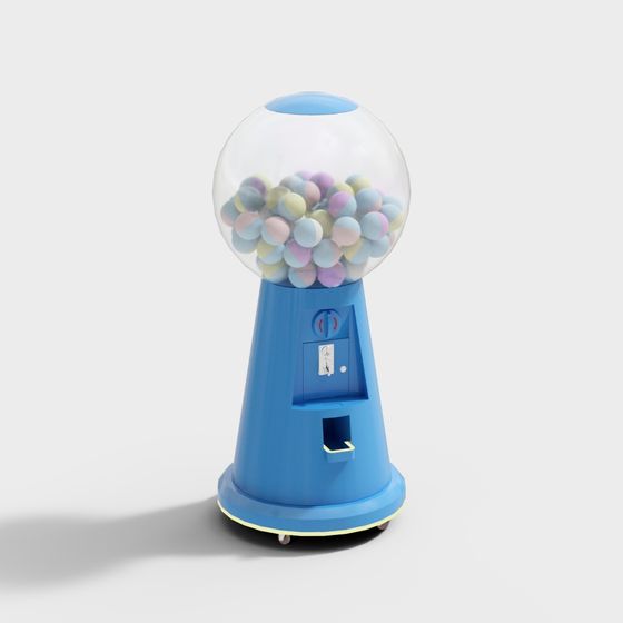 Charming Gumball Machine 3D Model