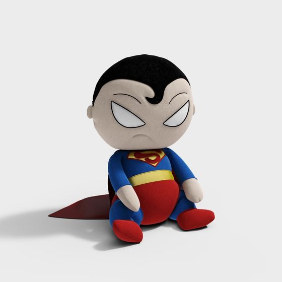 Little Superhero 3D Model