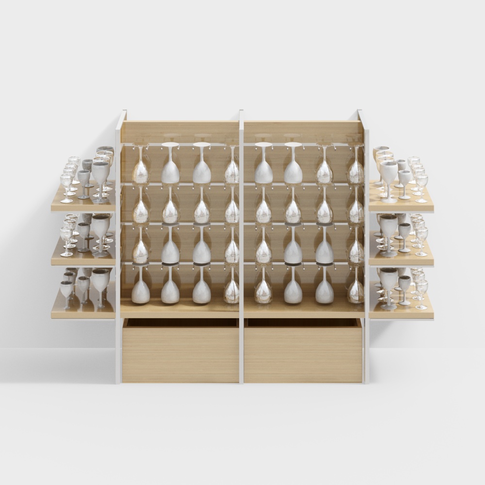 Bowl ceramics exhibition stand