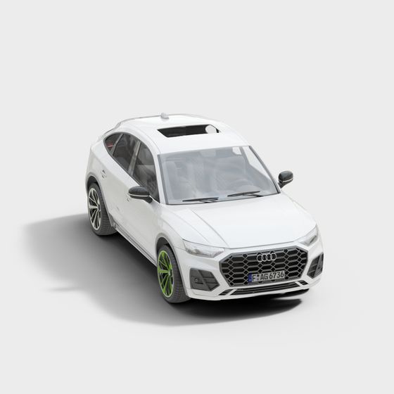 Audi Q5 Low-Poly SUV 3D model