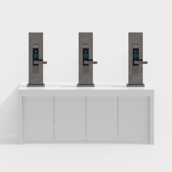 Smart Lock 3D Model for Modern Urban Spaces