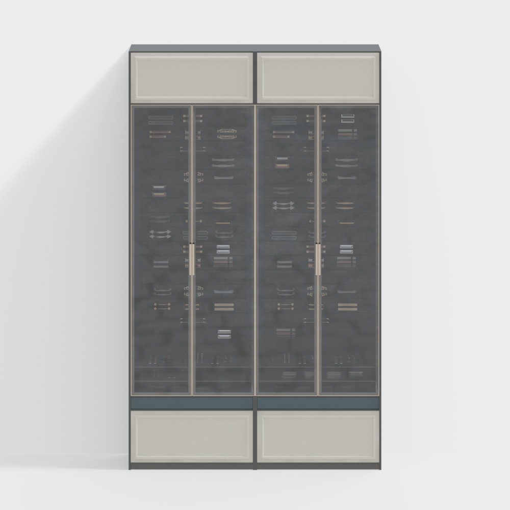 Door lock exhibition wall