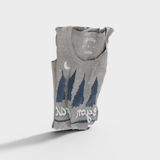 Captivating Low-Poly Winter Forest 3D Model