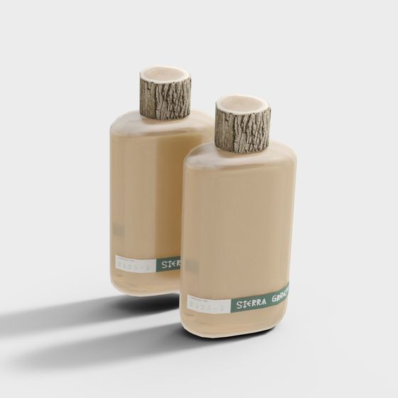 Sierra Grande Glass Bottle 3D model