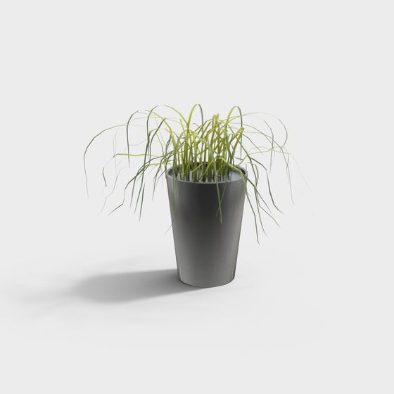 Urban Green Plant Pot 3D Model for Designers