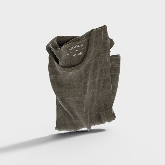 Bridge & Burn T-Shirt 3D Model for Creative Use