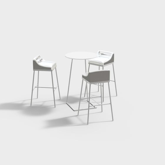 Urban Bistro Set 3D model