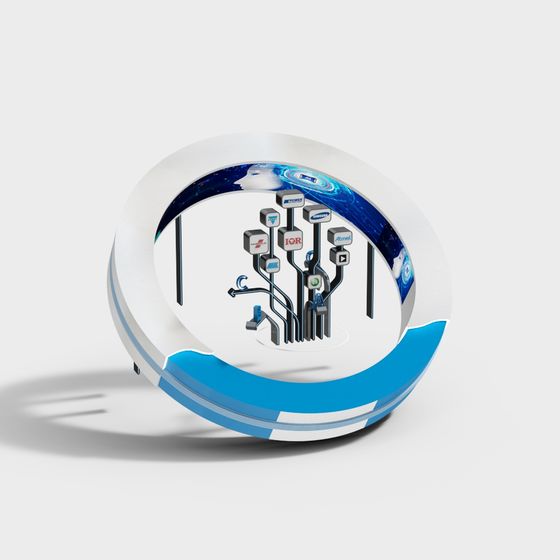 Futuristic Tree 3D model