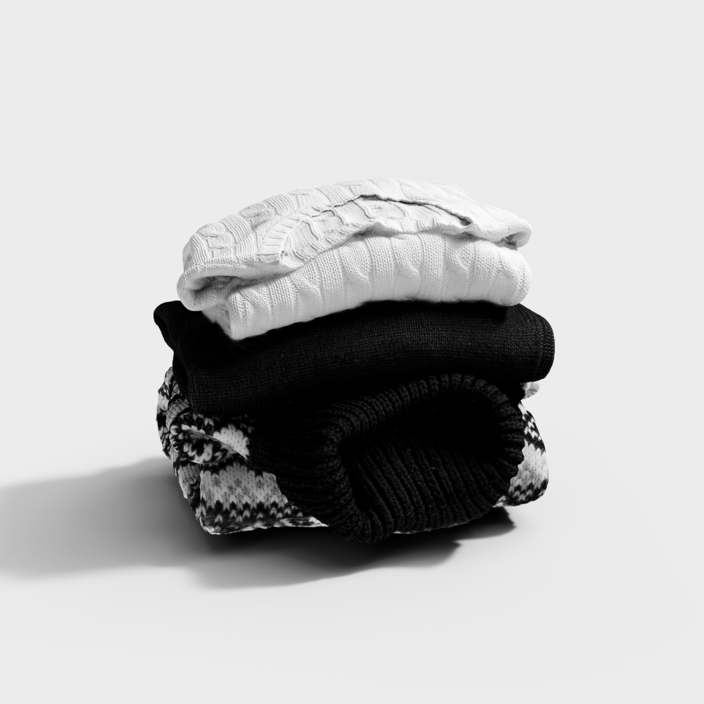 Modern cloakroom clothing fabric shoes and hats scarf gloves bags