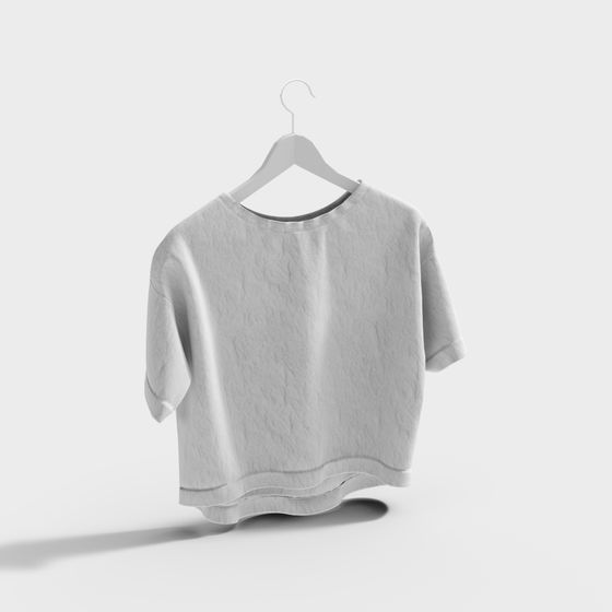 Stylish Low-Polygon T-Shirt 3D Model for Creative Projects