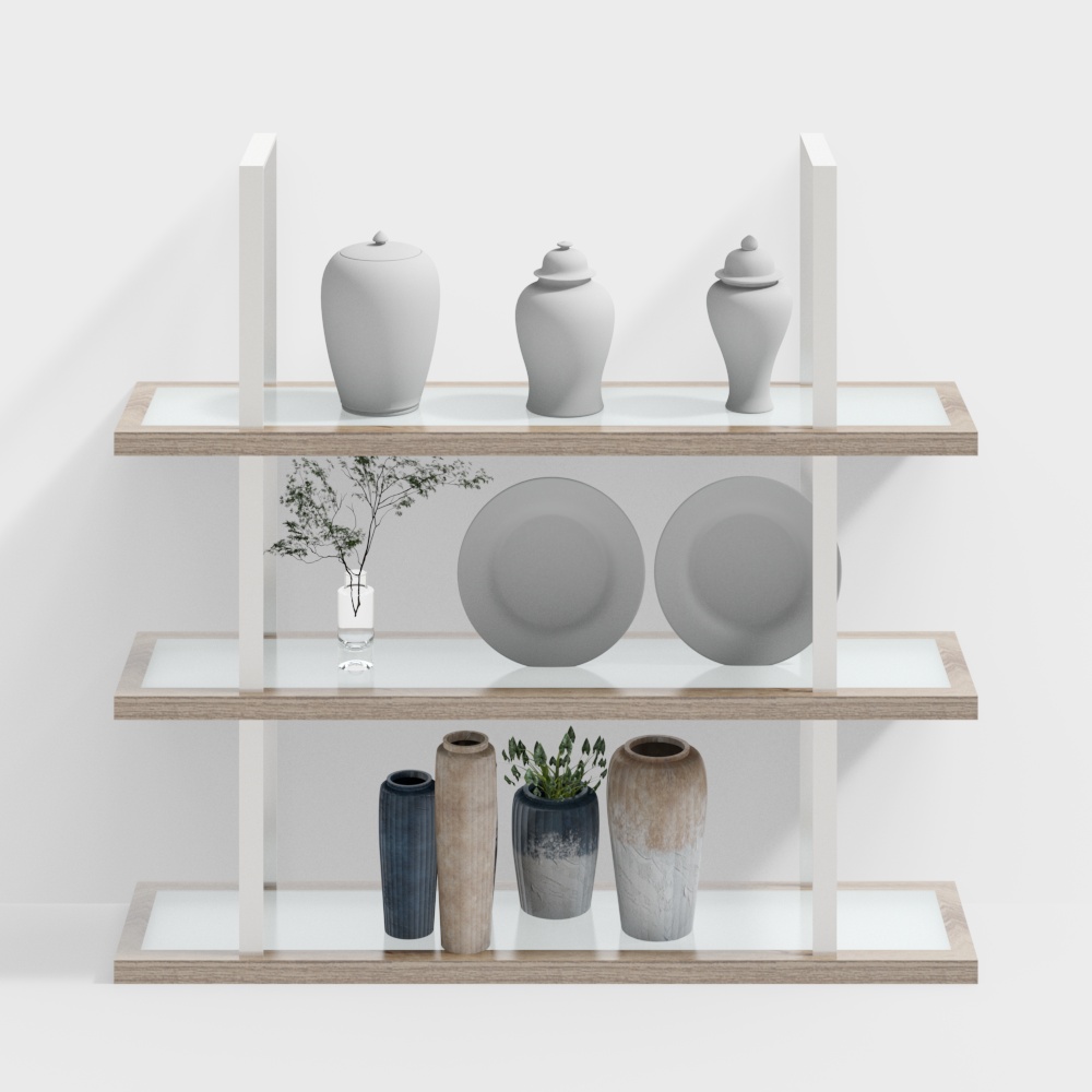 Bowl ceramic display rack