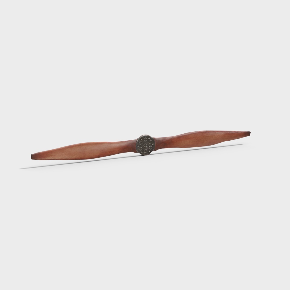 Vintage Propeller 3D Model Design