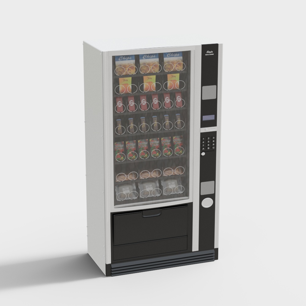 Snack and drink vending machine